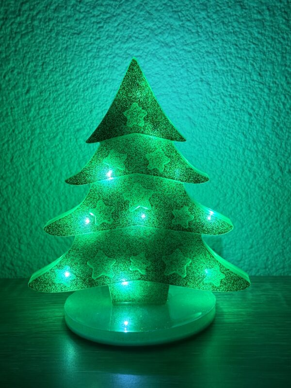 Petite Veilleuse Sapin de Noel Vert – Image 2