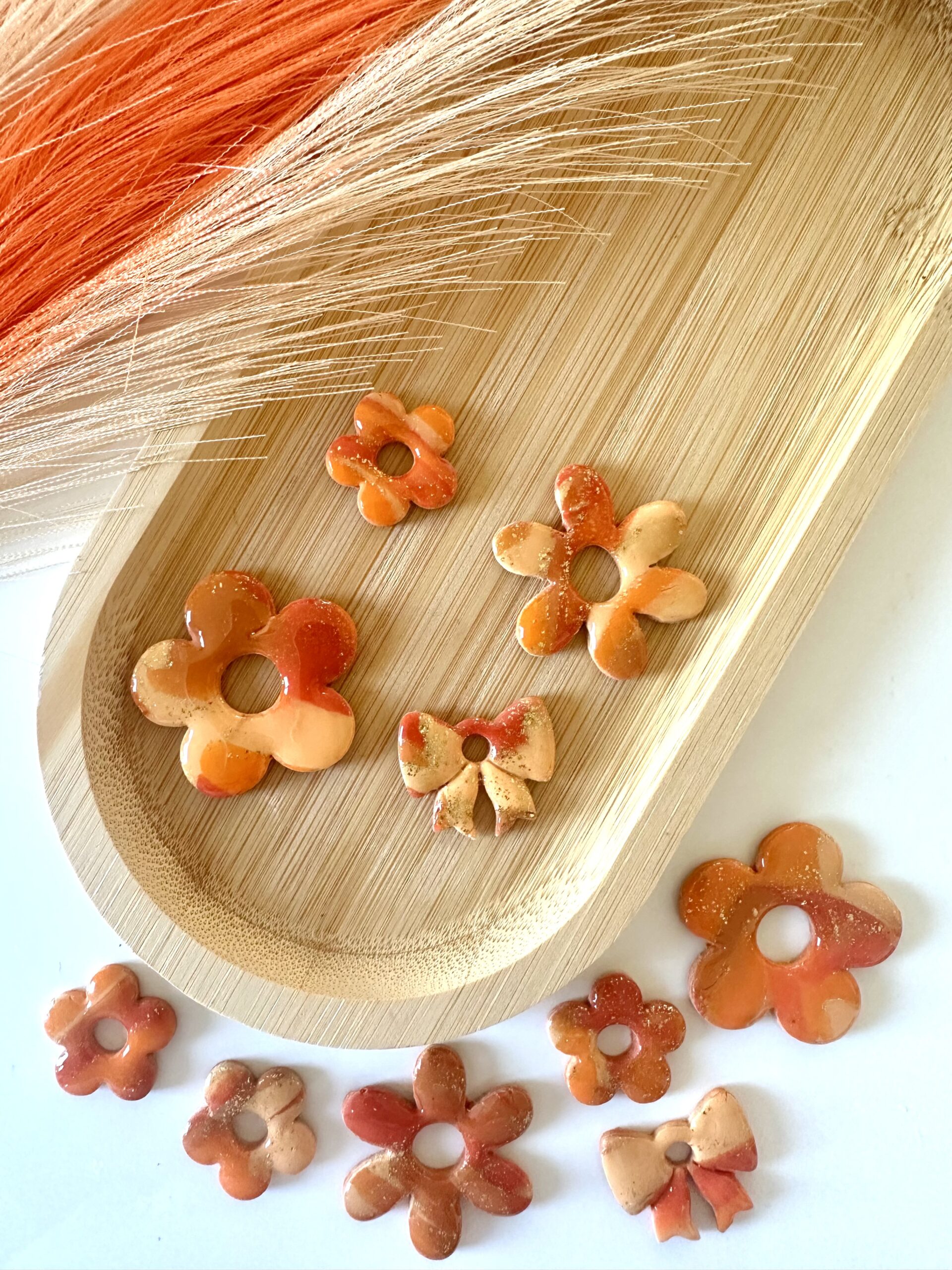 Pampilles Marbré Orangé